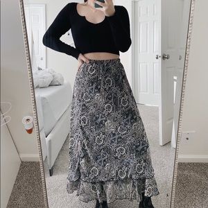 Printed Long Skirt